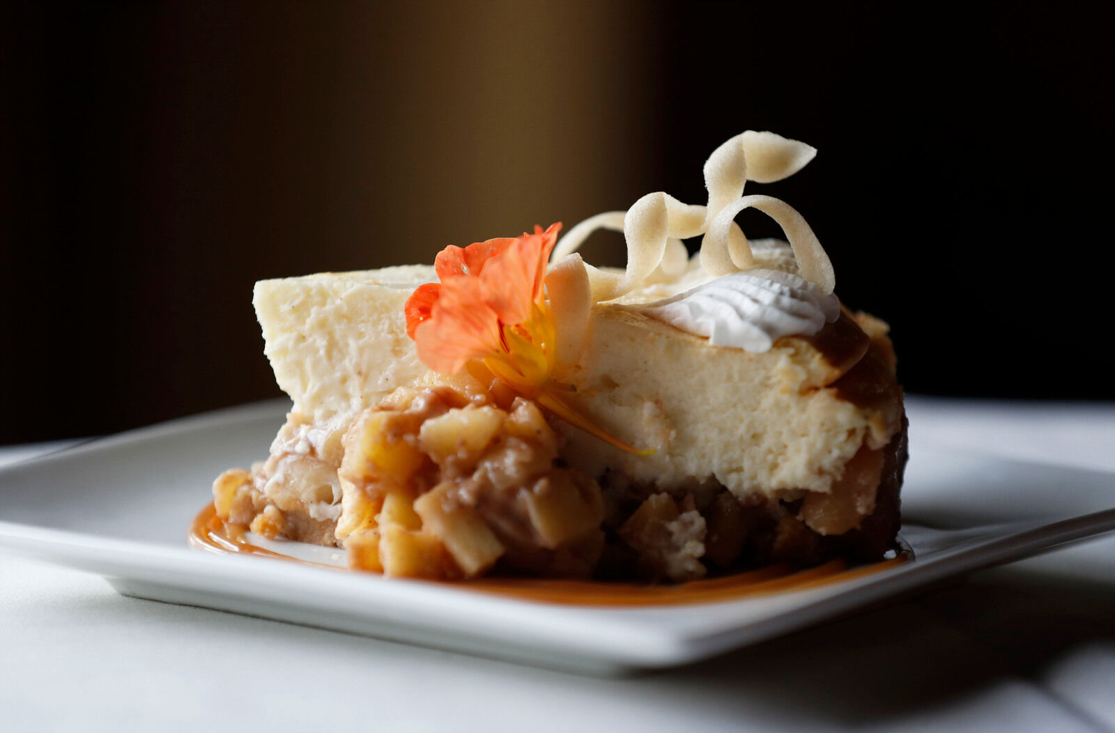 Apple cheesecake at Six Friends Cabernet